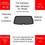 Per Chevrolet 4500 2003 Finestrini posteriori VLT 70 2mil Colla Riutilizzabile Durata Lungo UV e infrarossi 99