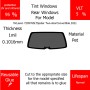 Per McLaren 7205765LTSpider Two-doorConvertible 2021 Finestrini posteriori VLT 5 1mil Colla Riutilizzabile Durata Normale UV e infrarossi 95